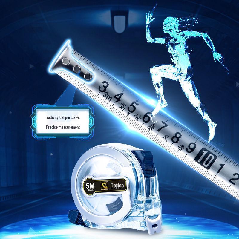 Feipu Stainless Steel Measuring Tape - 5m, 7.5m, 10m | Durable, High Precision, Wear & Drop Resistant