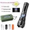 P50 Waterproof Zoomable Flashlight with Power Display and Multi-Function Lighting