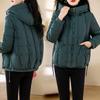 New cotton-padded women's winter short loose small thickened cotton-padded jacket hooded jacket