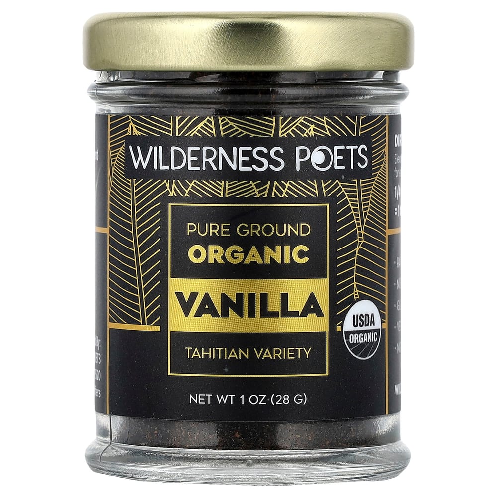 Wilderness Poets Pure Ground Tahitian Vanilla 28g (1oz) 28g - 1 ea