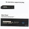 Sunshine-tipway STW 5,25 Zoll interner Kartenleser, Medien, Multifunktions-Armaturenbrett, PC, Frontplatte, USB 3.0, unterstützt CF XD MS M2 TF