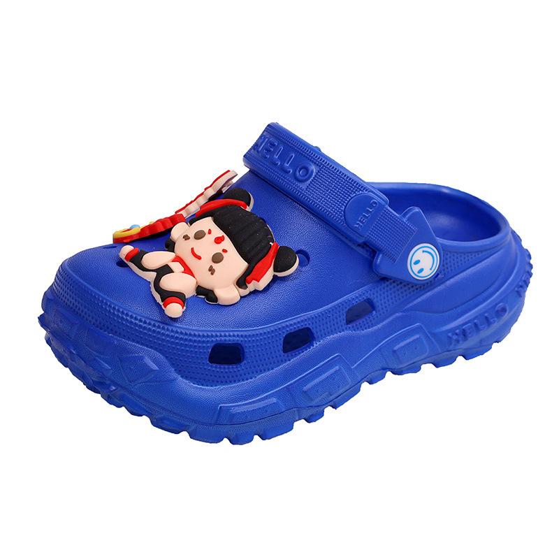 Kids' 2025 Cartoon Waterproof Non-slip Soft Sole Beach Sandals for Parent-Child Outdoor Fun