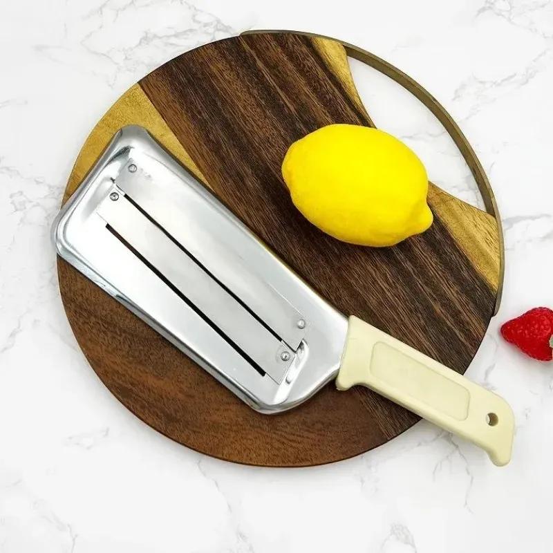 Stainless Steel Cabbage Hand Slicer Shredder Vegetable Kitchen Manual Cutter for Making Homemade Coleslaw or Sauerkraut