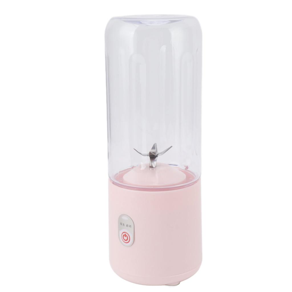Portable Blender 500ml Mini Personal Juicer Blender for Smoothies Shakes USB Rechargeable with 6 Leaf Blade for Sports