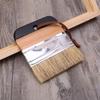 Natural Bristle Brush Wide Flat Chalk and Wax Paint Brush DIY Painting and Waxing Tool for Home Decor, Wood Projects