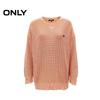 ONLY 2024 Autumn Relaxed Cotton Round Neck Knit Sweater