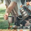 Aluminum Alloy Camping Cup Camping Cup Aluminum Alloy Folding Handle Portable Outdoor Mug for Hiking Fishing