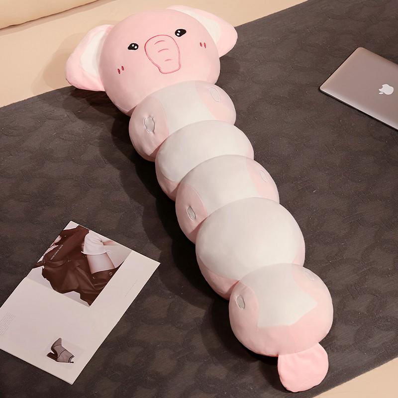 Kawaii Long sleeping Pillow Cat Koala Elephant Plush Toy Doll Pillow Soft Sofa Bed Cushion Cute Girlfriend Birthday Gift