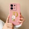 Phone Case For Redmi Note 13 Pro 4G 5G Elegant Letter Soft Liquid Silicone Full Coverage Protector For Redmi Note13 13Pro Fundas