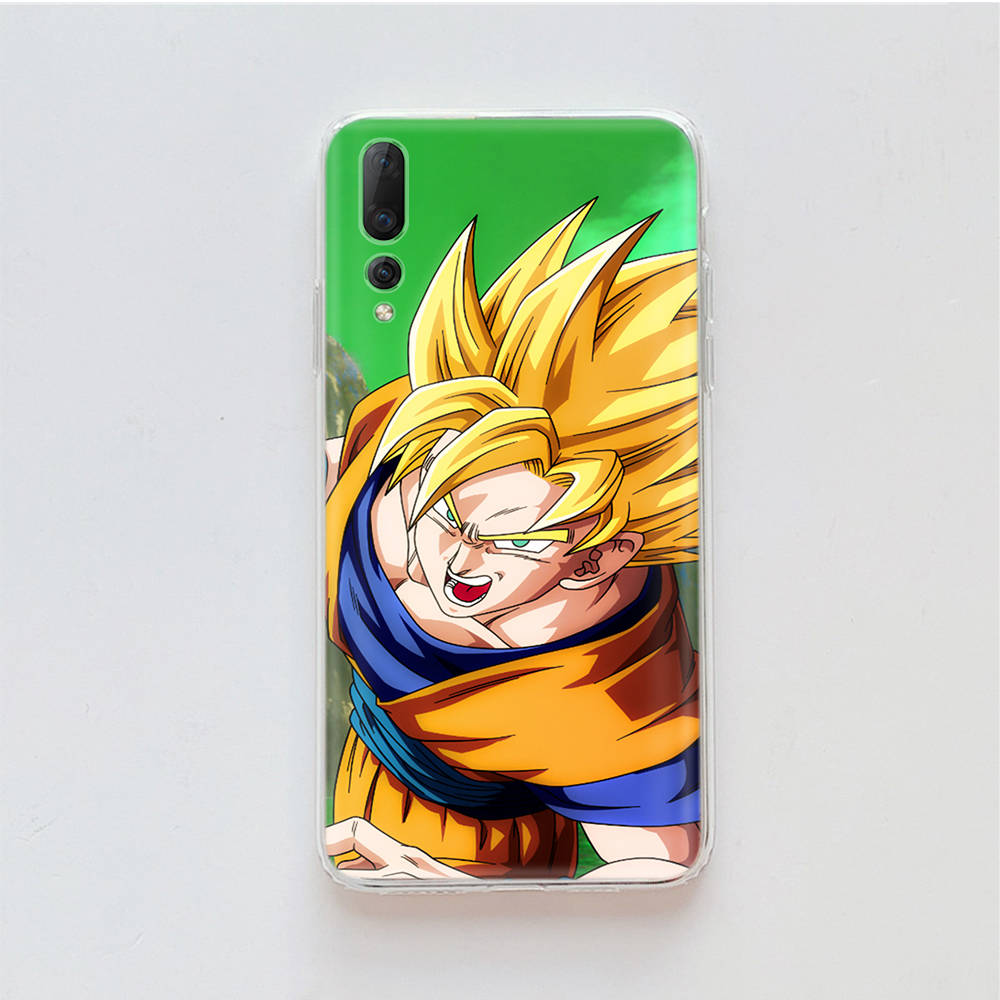 Transparent Case for Samsung A04 A14 A23 M33 M53 Realme 10 9 C35 C55 VIVO X80 Infinix Hot 30 Note 11 Tecno Spark 8P Pro W-86 Dragon Ball Super