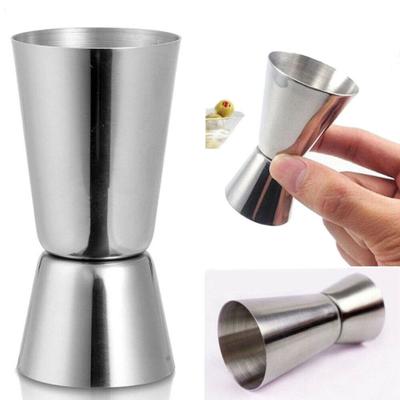 15/30ml Stainless Double Shot Steel Cocktail Jigger Kitchen Measuring Cup Tool