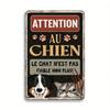 Dekoratives Blechschild im Vintage-Stil Metallplakette Wandkunst