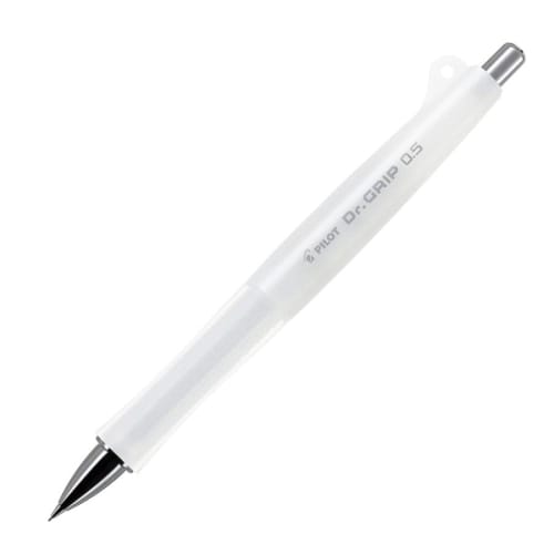 PILOT Mechanical Pencil Doctor Grip Classic 0.5mm Ice White HDG50RIW