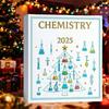 Chemistry Themed Advent Calendar Box 24-Day Countdown To Christmas Calendar Acrylic Hanging Ornament Xmas Countdown Calendar
