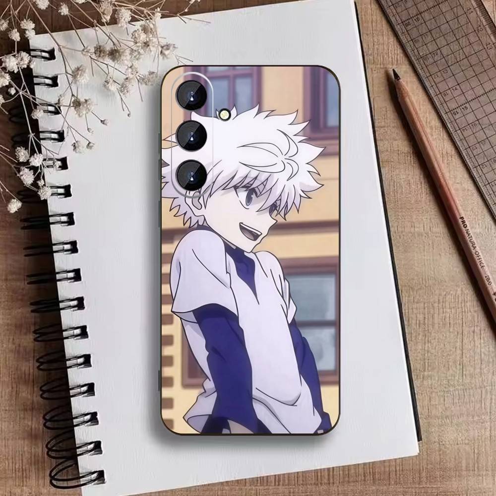 S-Killua Zoldyck H-Hunter X Hunter Phone Case For Samsung Galaxy A73,A72,A71,A70,A52,A51 Others Soft Black Cover
