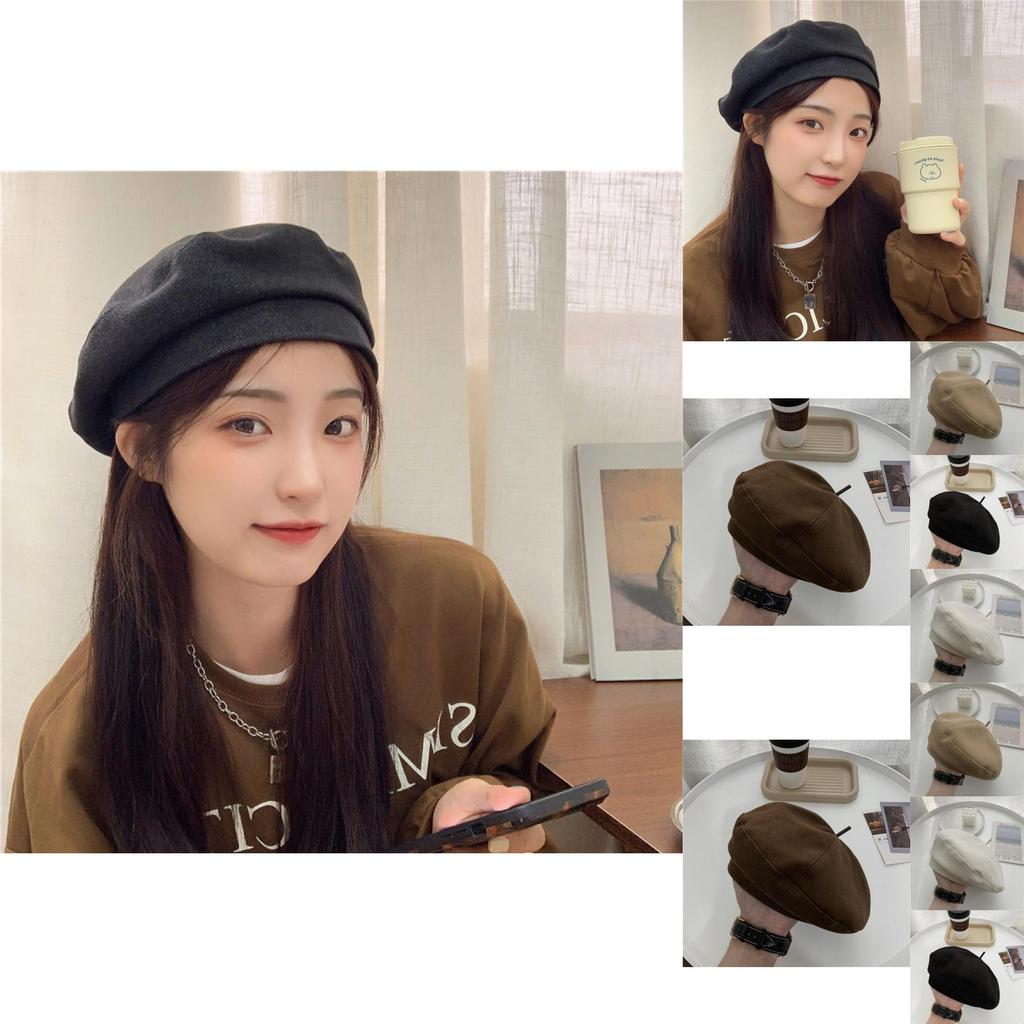 Stylish Warm Winter Beret Sweet And Adorable Fashionable Painter Hat