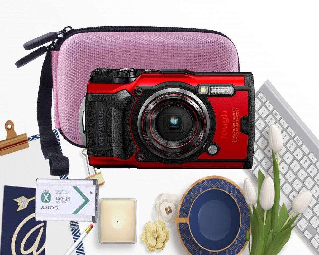 OLYMPUS Tough Digital Camera Storage Case WERJIA TG-7/TG-6/TG-5/TG-4 - (Pink)