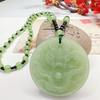 Imitace aventurínu Svetrový náhrdelník - Design zelí Guanyin od značek Wu Shi a Dragon & Phoenix