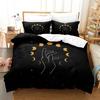 Witch's Moon Bedding Set Single Twin Full Queen King Size Aldult Boys Bedroom Duvet cover Sets Anime