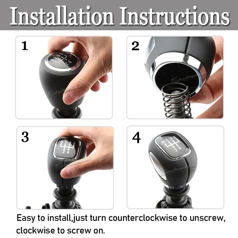 5/6 Speed Manual Gear Shift Knob Shifter Lever Head for Chevrolet Cruze 2009-2015