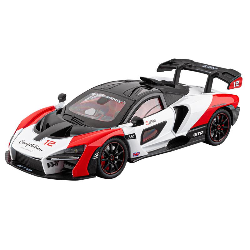 1/24 McLaren Senna GTR 2025 Alloy Model Car Toy Diecasts Metal Casting Sound and Light Car Toys for Children Vehicle