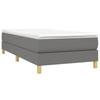 Vidaxl Bed Frame Without Mattress, Dark Gray, 80X200 Cm, Upholstered
