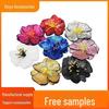 Water-Soluble 3D Floral Embroidered Beaded Patch for Collar or Dance Costume