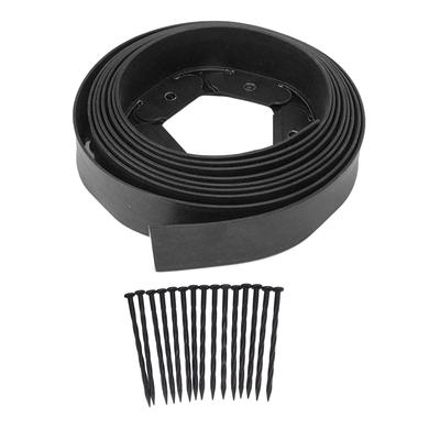 Kit Bordura Paesaggistica Bordura per Prato Include 15 Picchetti PE Bordura da Giardino per Paesaggistica Fiori
