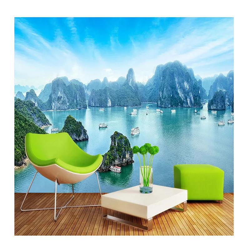 

3d Natural Landscape Wallpaper Landscape Mural Living Room Tv Sofa Bedroom Background Wall Decoration Wallpaper 200 cm(W) x 140 cm(H)