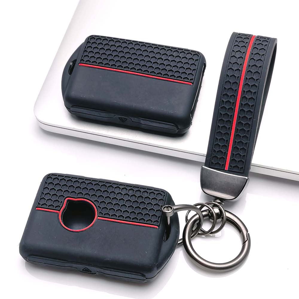 Key Cover keychain for Volvo EX30 EX90 XC90 XC60 S90 V90 S60 V60 XC40 Card Soft Silicone Protective Cover Anti-Scratch Guard Shockproof