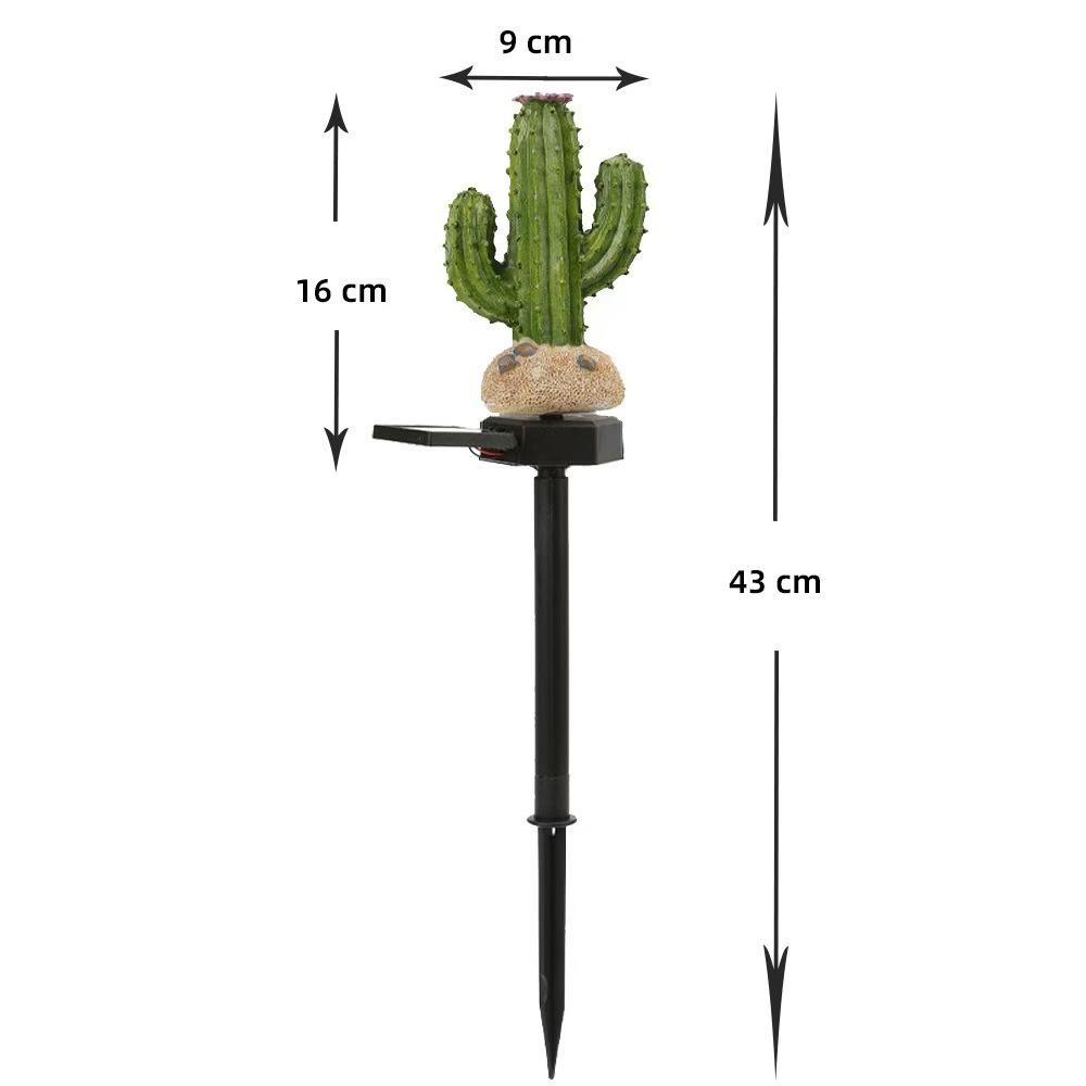 1pcs New LED Solar Lights Atmosphere Decoration Pumpkin Lanterns for Garden  Park Courtyards Cactus Lawns  Ground Mounted Lights