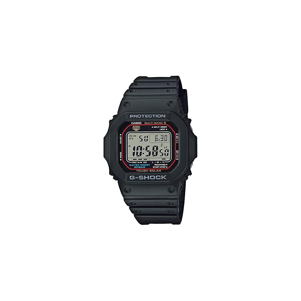 Casio G-Shock 5600 Series Men s Waterproof Solar Digital Watch Black