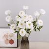 Artificial Silk Small Peony Flower Room Wedding Home Table Decorations DIY Fake Flowers Bouquet Christmas New Year Decors