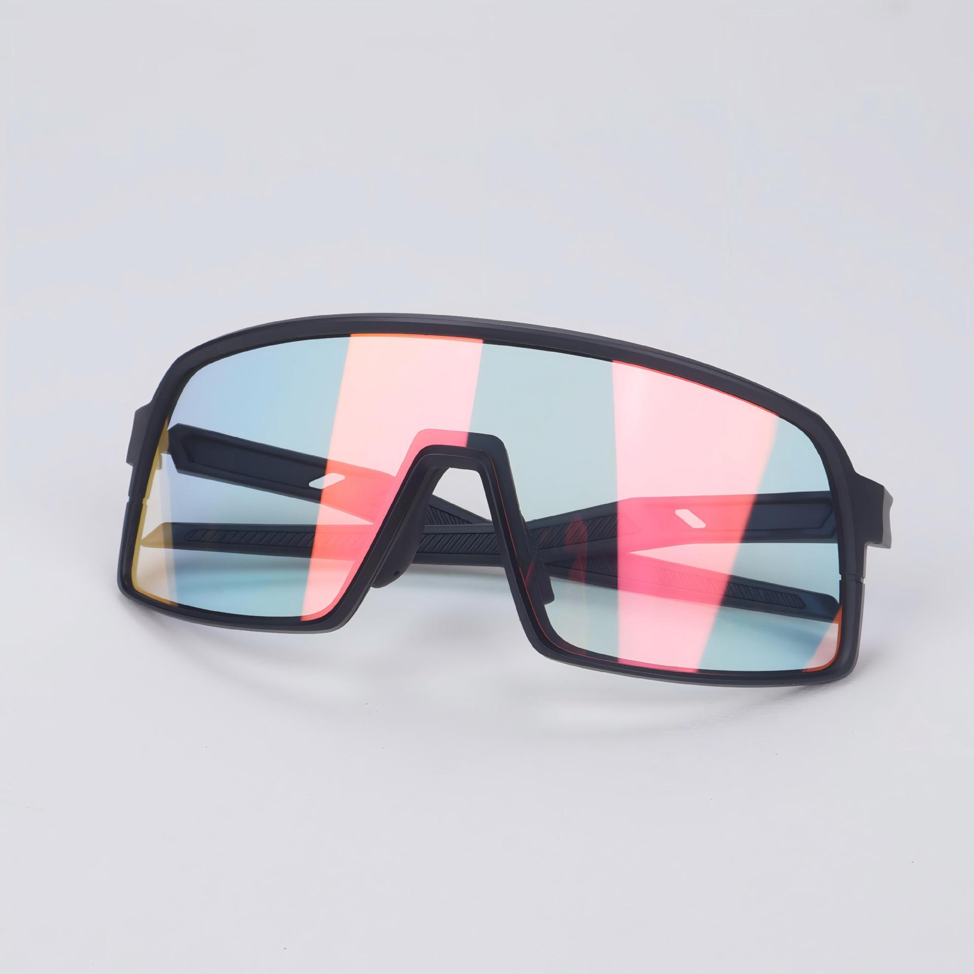 Cycling Glasses Photochromic Teen Outdoor Sports Windproof All-Weather Full Framework TR90 Bicycle Running Goggles Unisex Unisex