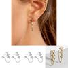 Trendy Geometric Eye Pendant Earrings Alloy Plating Stylish Fashion Jewelry