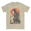 Movie Minus One Vintage King Of Monsters Unisex Unisex T Shirt Godzilla Tees Round Neck Tshirts 100 Cotton Summer Clothes
