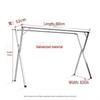 Miflame Heavy-Duty Foldable Double-Rod Clothes Drying Rack