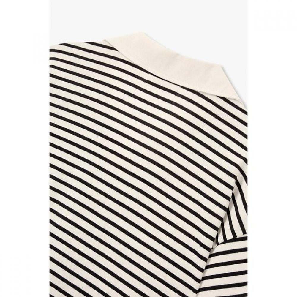 STUDIO TOMBOY STripe Collar ShorT Sleeve T shirT 9176222999