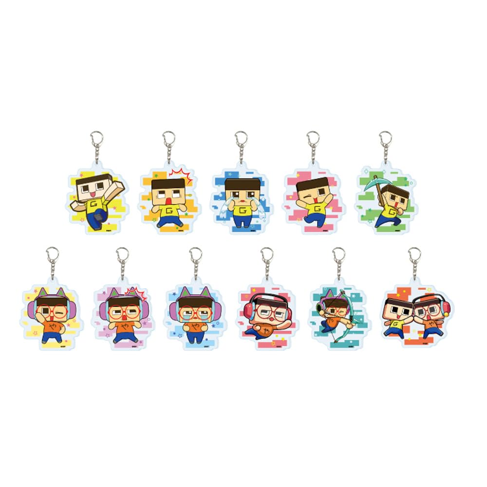 

01 Acrylic Keychain Complete Set of 3-G Class! Guchio-kun [Official Illustration] (Box 11)