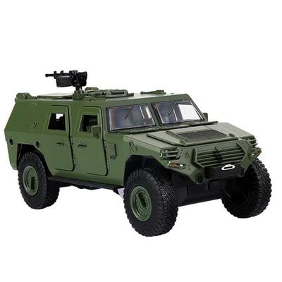 Vojenská přestavba Obrněné vozidlo Slitina Odlévaný Hračka Vozidlo Tank Děti ABS132 Terénní