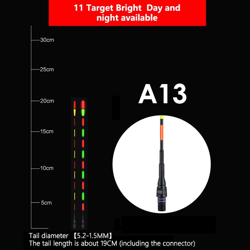 Smart Fishing Float Bite Alarm Fisk Agn Led Lys Fargeskifte Bøye Med