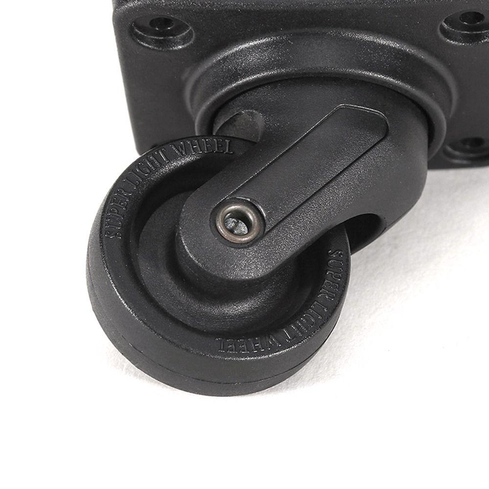 Black Luggage Universal Wheel Caster Plastic Trolley Suitcase Universal Wheel Repair Wear-resistant Trolley Bag Universal Wheel