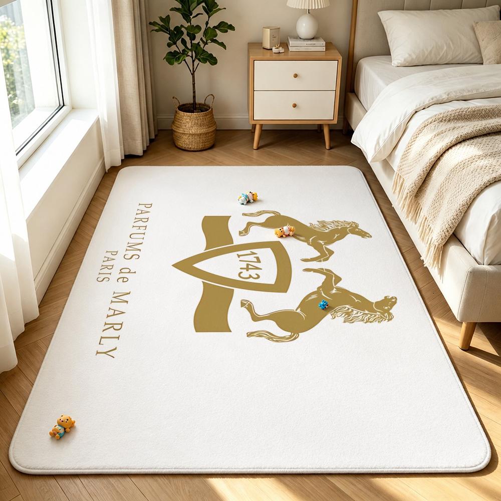 Brand-Parfums de MarlyS Floor Mat Shower Foot Mat, Bedside Carpet, Entrance Absorbent Doormat, Soft Non-Slip