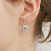 UNI.J [Cotidiano]Signature Flower Silver Earring Ie406