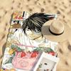 Anime Death Note L Towel Quick Drying Beach Towels Are Suitable For Swimming Pools Camping Yoga And The Gym