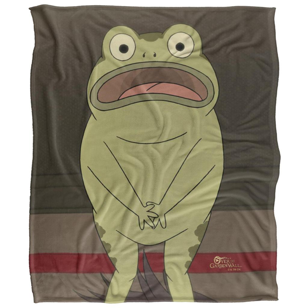 Over The Garden Wall Silky Greg's Frog Supersoft Blanket