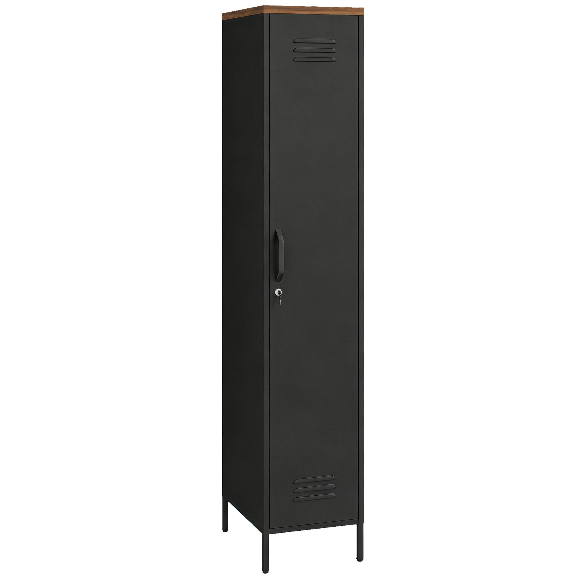 Metāla skapis, rūpnieciska garderobe ar regulējamiem