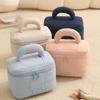 Borsa da Viaggio Minimalista Moderna per Trucco con Grande Capacità e Tessuto in Poliestere per Cosmetici e Articoli da Toeletta