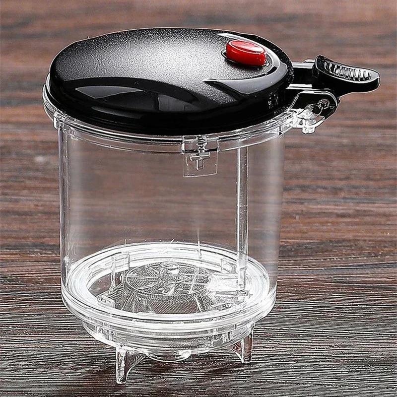 500-1800ml One Click of Filtering Teapot Transparent Heat-resistant Glass Teapot Office Household Cofffee Pot Kitchen Kettle