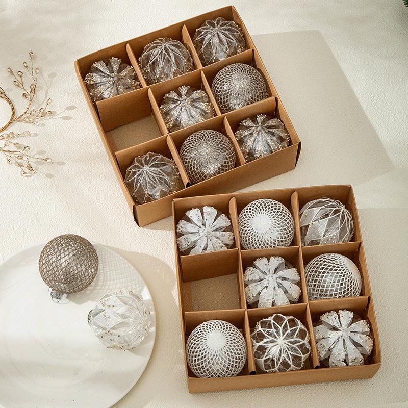 Christmas Decoration Ball 8cm Christmas Ball Window Decoration Hanging Ball Christmas Tree Decoration Pendant